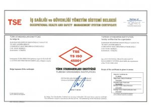 İş Sağlığı ve Güvenliği Yönetim Sistemi Belgesi